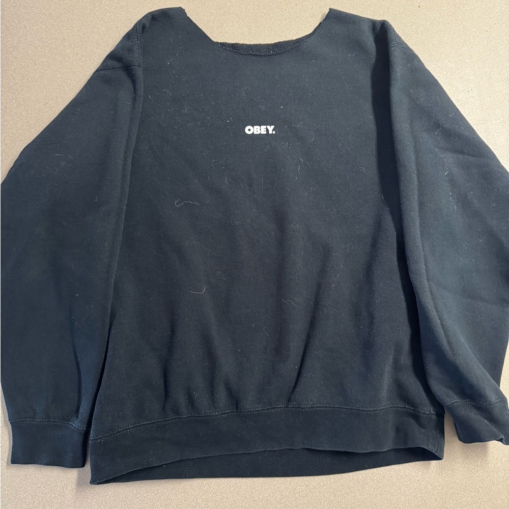 Obey Charcoal Crewneck Sweatshirt
